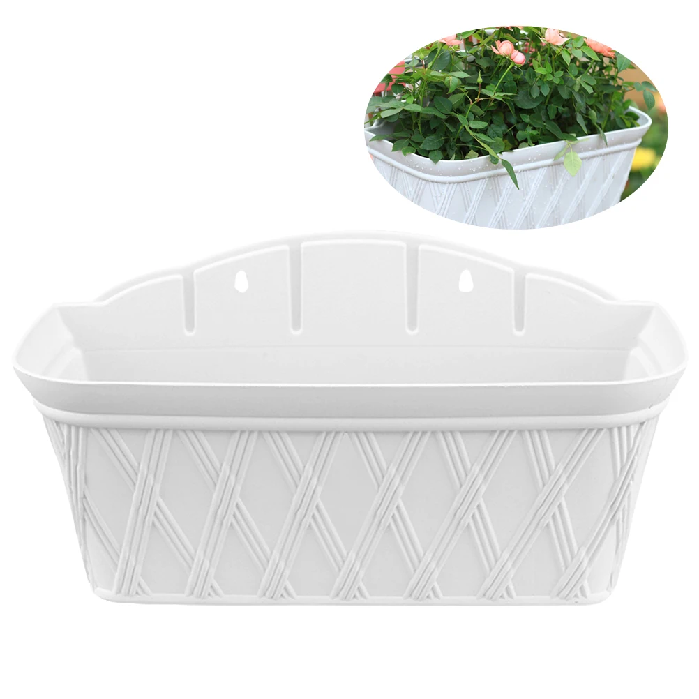 1 шт. Висячие цветочные горшки имитация ротанга тканые садовый декор подвесная