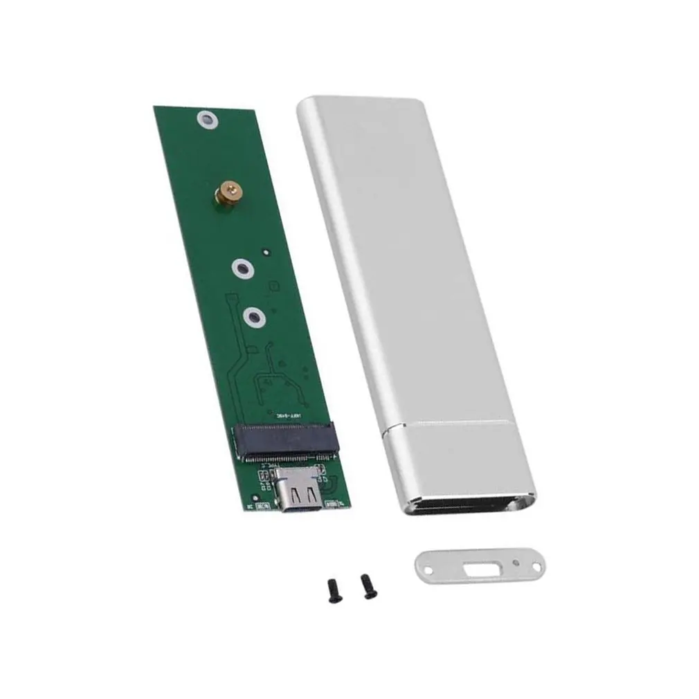 USB3.1 Type-C to M.2 B Key NGFF SATA SSD Box Solid State Drive Housing Case 10Gbps M2 2280 Hard Disk Enclosure | Компьютеры и офис