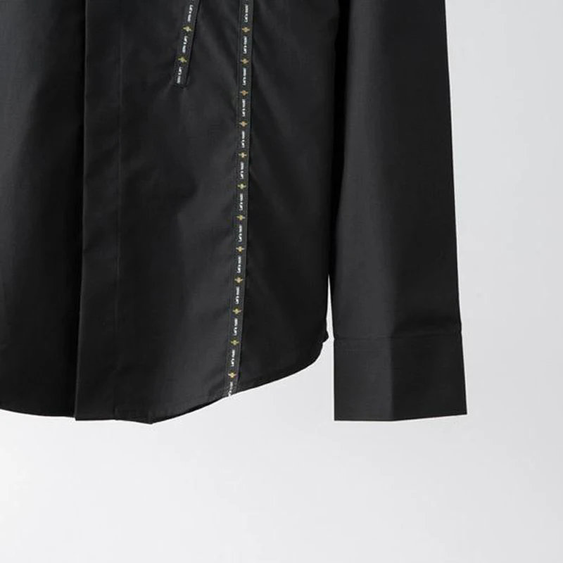 Брендовая мужская рубашка 2019 высококачественные деловые мужские классические