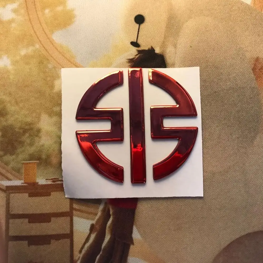 3D ПВХ светоотражающий сильный клей боковая крышка обтекатель Логотип эмблема