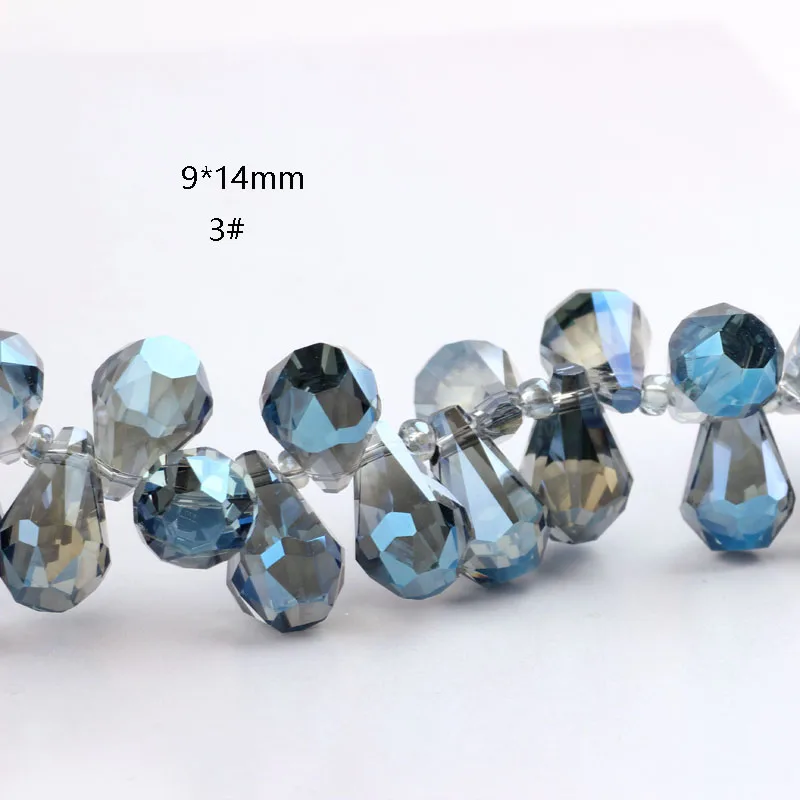 10 шт. Корейский крест пирсинг КАПЛЕВИДНАЯ кристальная бусина ожерелье серьги