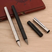 high quality jinhao 35 fountain pen stainless steel frosted black nib stationery office school supplies