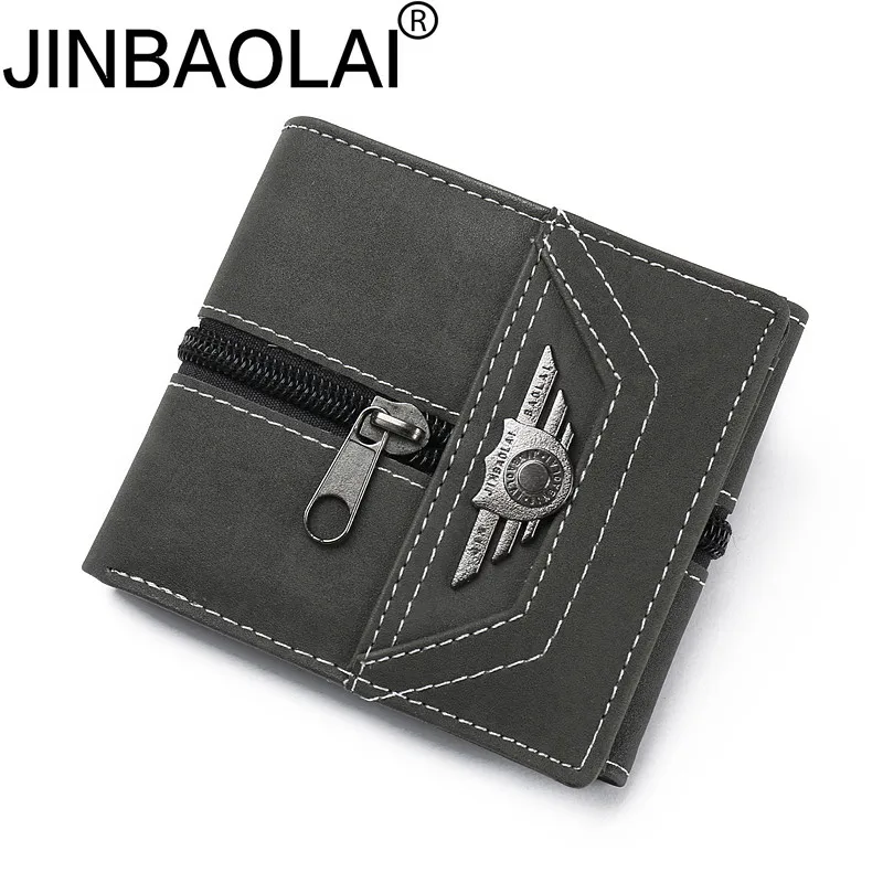 JINBAOLAI винтажные кошельки из искусственной кожи для мужской кошелек органайзер