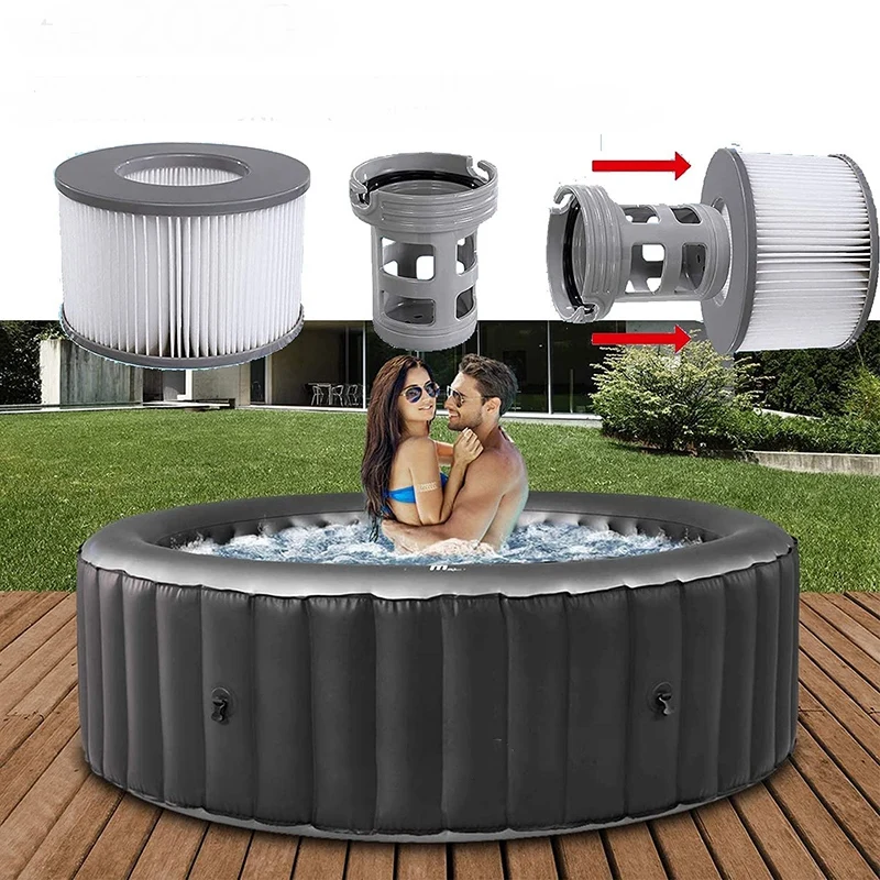 

4 Pcs Replacement Filter for MSpa Filter Cartridge Water Filter, Filter for Hot Submarines and Spa,for Inflatable Pools
