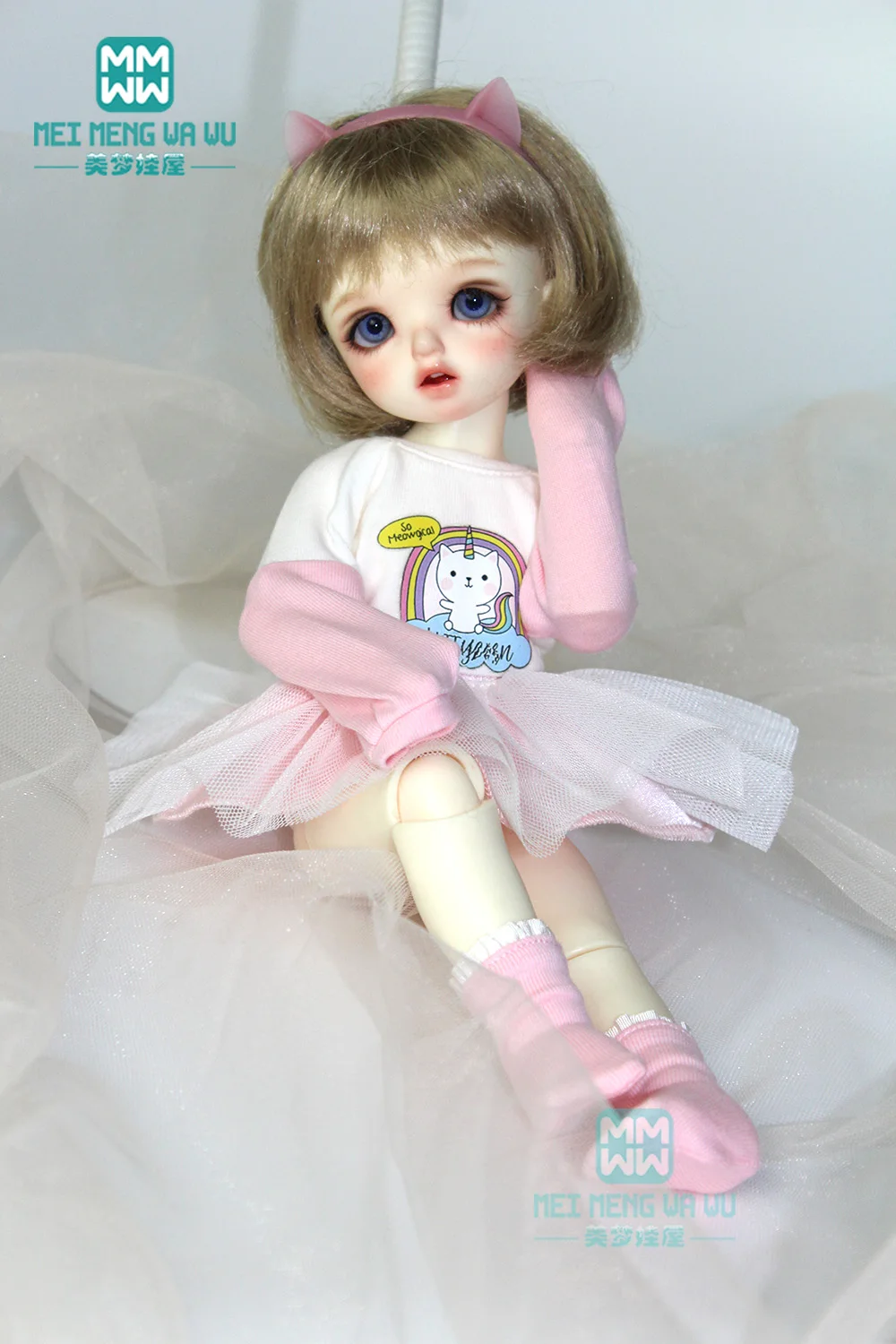 BJD куклы аксессуары Одежда для кукол подходит 27 см-30 см 1/6 YOSD MYOU bjd куклы мода носить Джемперы, юбка из пряжи, носки