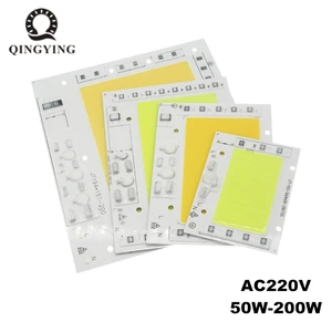 2 шт.лот LED COB Чип-диод 50W 100W 150W 200W Светодиодная лампа AC 220 В нет необходимости водитель смар IC для прожектора DIY освещение