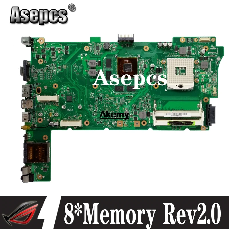Akemy для For Asus N73JQ N73JF материнская плата 60 NZXMB1100 E18 основная 8 Memory Rev2.0 | Материнские платы -32968496709