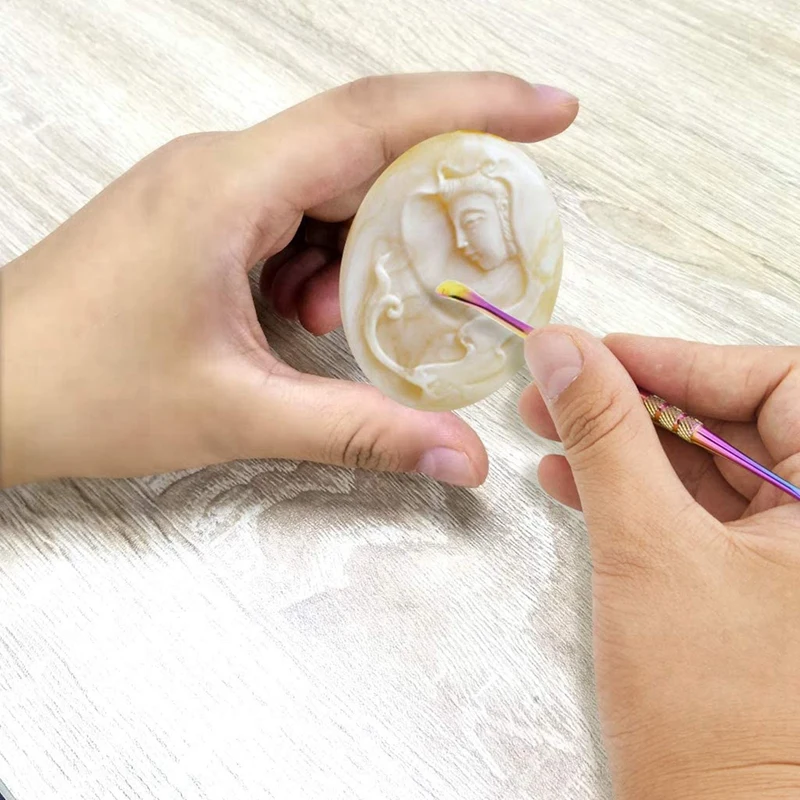 

12Pcs Wax Carving Sculpting Tools Double-Ended Wax Carver Tool Set & 1set Carving Ribbon Wire End Loop Clay Tools Set