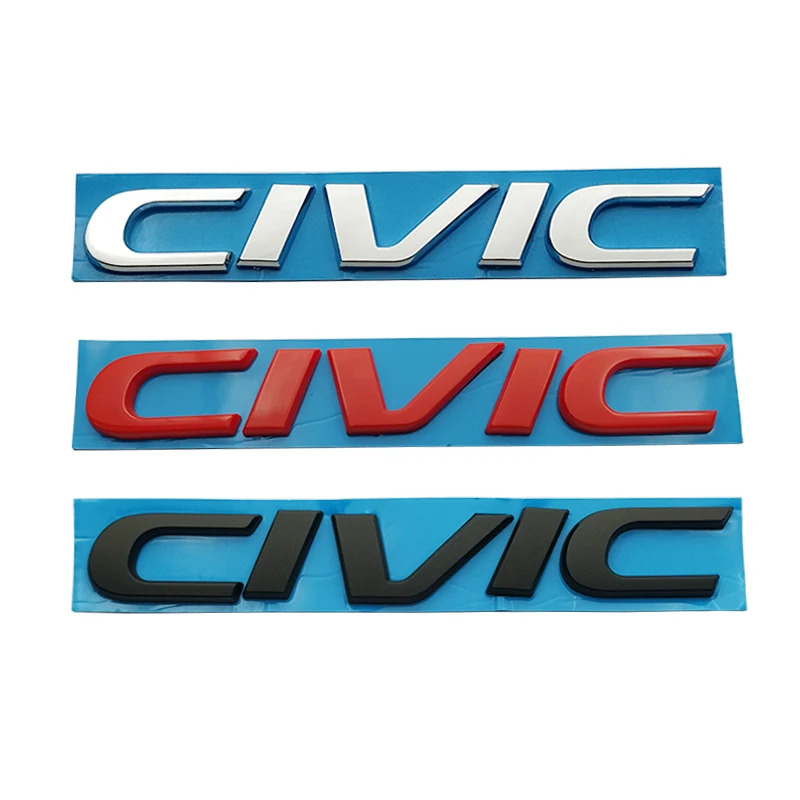 3d наклейка на кузов автомобиля из АБС пластика украшение для Honda Civic наклейки