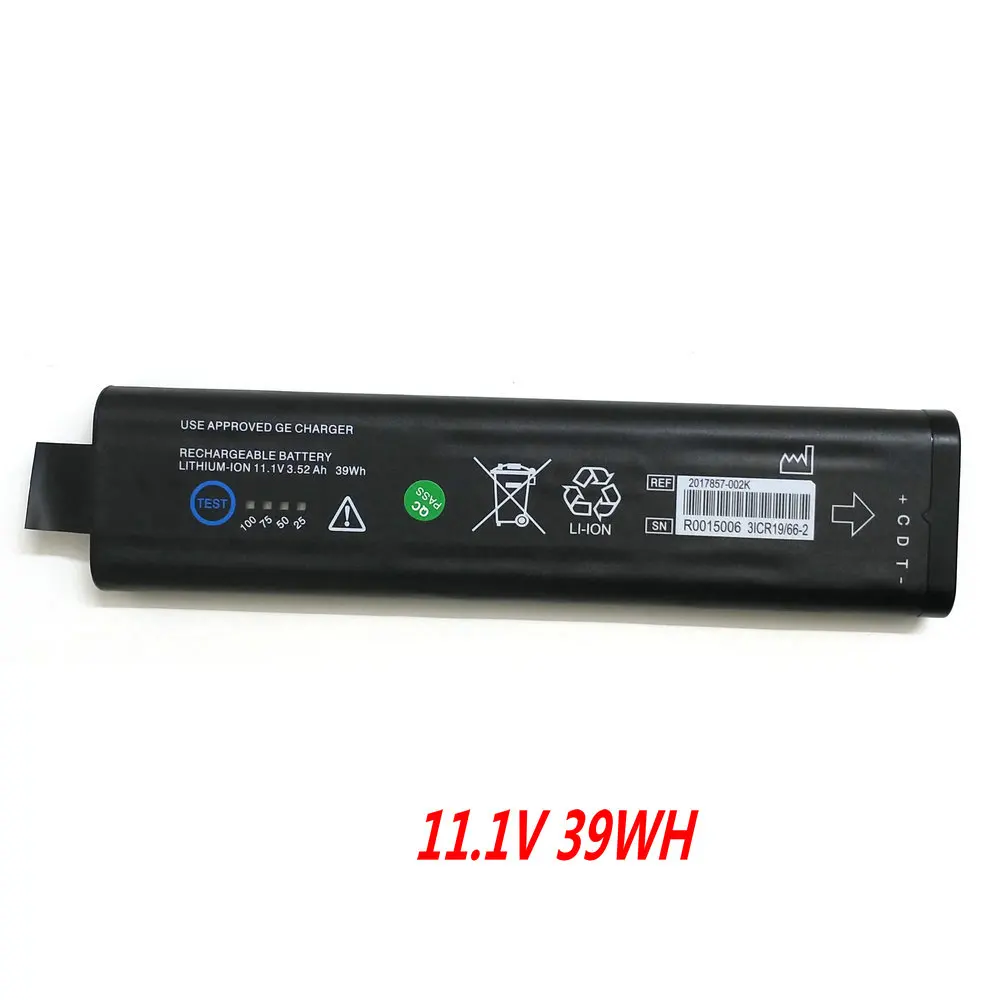 Оригинальная аккумуляторная батарея SM201-6 11 1 В для GE DASH 3000 4000 5000 B20 B30 B40 B20I B30I B40I SM