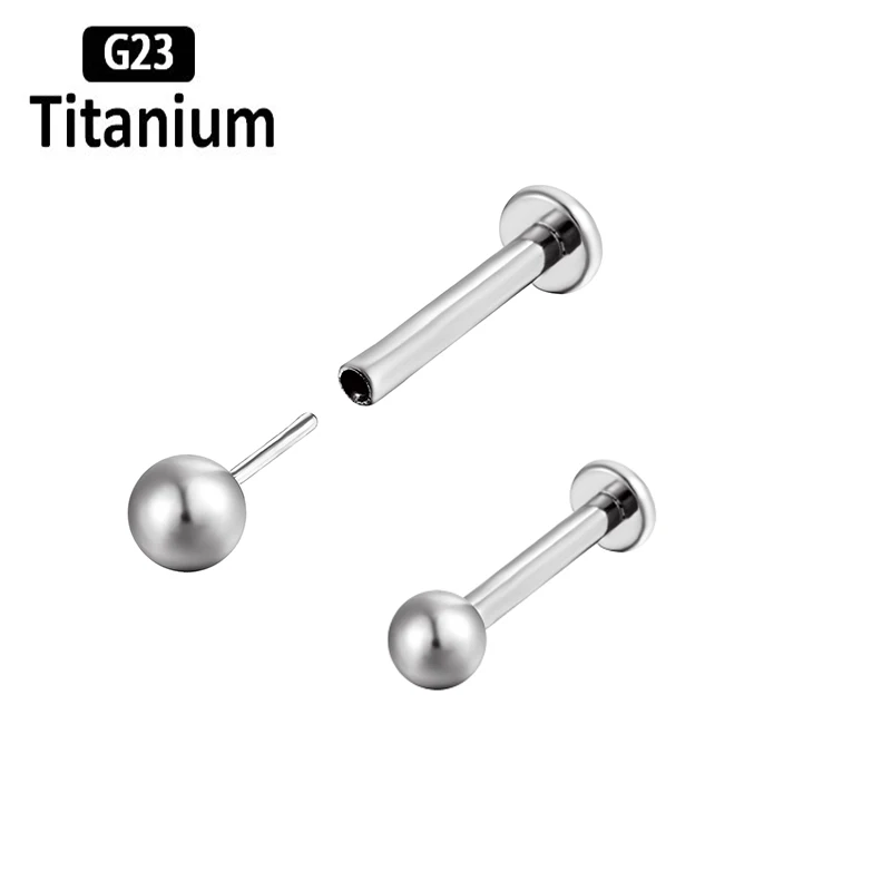 Серьги-гвоздики из титана G23 Для Пирсинга Ушей ювелирные украшения для пирсинга с