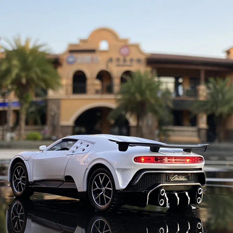 132 bugatti centodieci carbon fibre alloy sports car model diecast metal toy car model simulation collection childrens toy gift free global shipping
