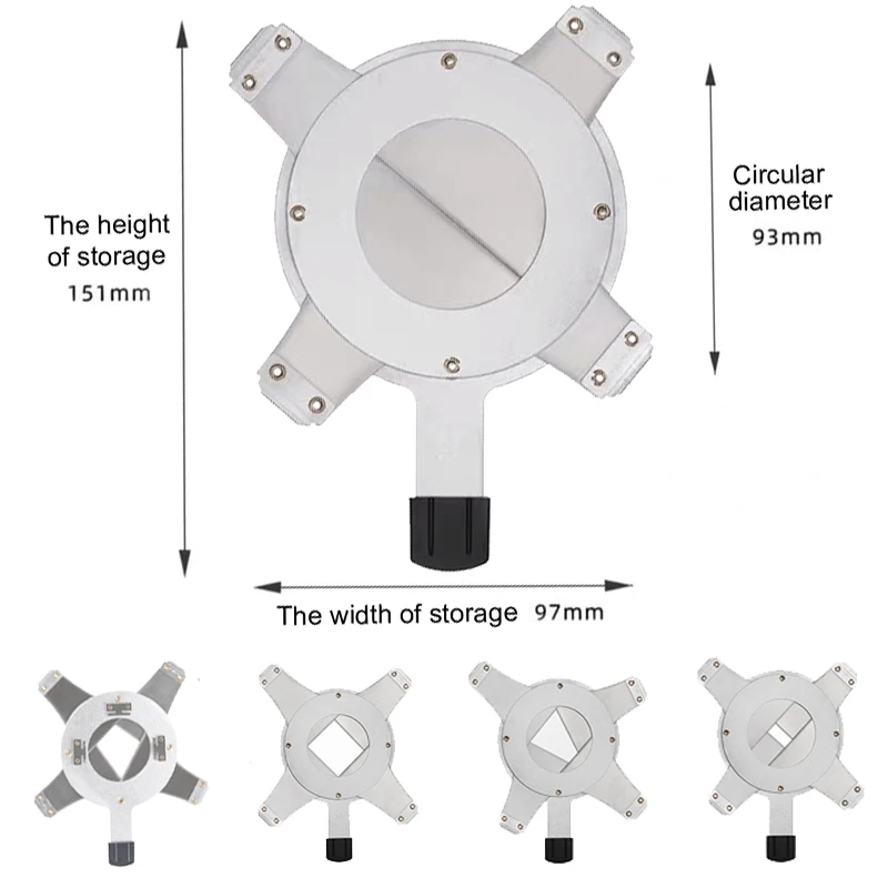 Acessórios de Projeção Modelagem de Forma Shadow Shaping-com Imagers – Iluminação Criativa Snoot Óptico Ajustar Geométrica Luz &