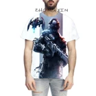 Новинка 2020, футболка с 3D принтом из игры Call of Duty Modern Warfare, мужская повседневная Уличная футболка, модная мужская футболка в стиле хип-хоп, Мужской Топ