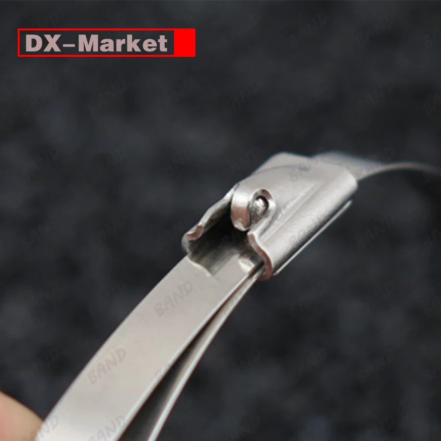 7.9*1000 Ball Self-locking Cable Ties 100 Pieces 304/316 Stainless Steel 7.9mm Marine Tie C020 |
