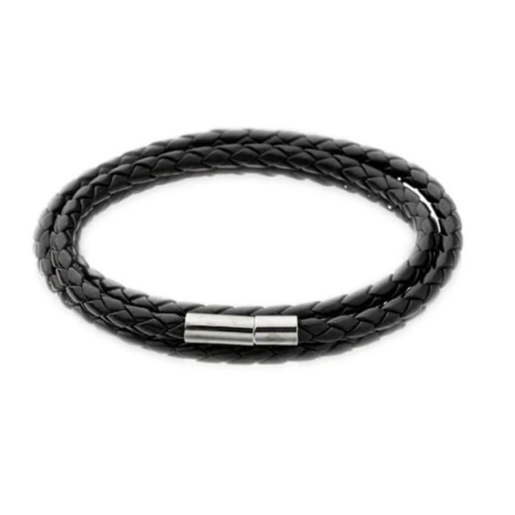 1pcs 4 шт./компл. или 1 шт. Для мужчин мальчиков кожаный браслет сплетенный браслеты Винтаж мужской подарок на день рождения ювелирные изделия браслет - Окраска металла: 1pcs