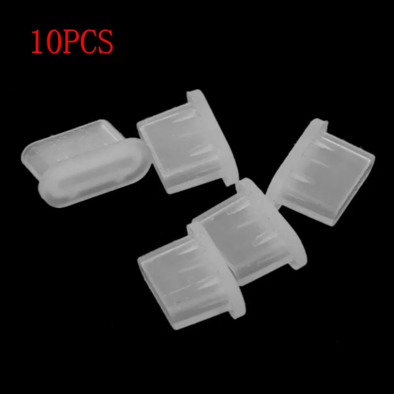 10PCS Type-C Dust Plug USB Charging Port Protector Silicone Cover for Samsung Huawei Smart Phone Accessories images - 6