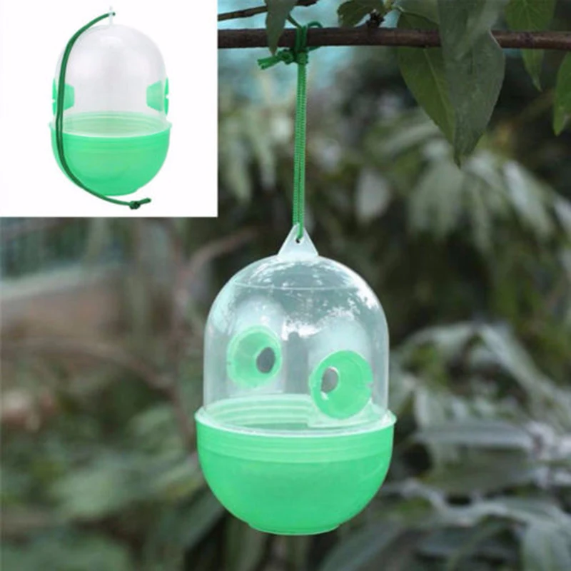 

1PC Reusable Outdoor Wasp Hanging Fly Trap Catcher Beekeeping Catcher Cage Equipment Tools For Wasps Bees Hornet Pest Control