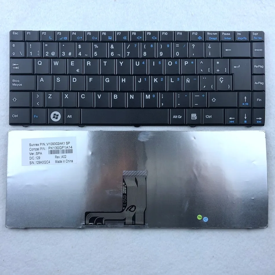 Spanish Laptop Keyboard for Compal STI AS1301 PBL00 V109302AK1 SP PK130GF1A14 Layout TECLADO | Компьютеры и офис