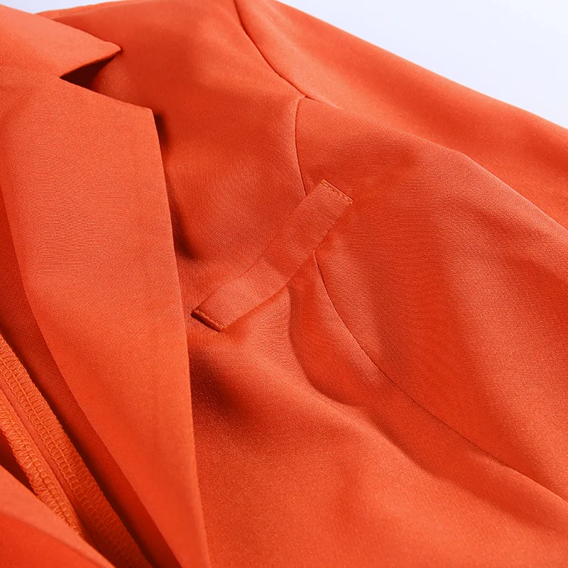 Женский комплект из 2 предметов короткие брюки и блейзер карамельных цветов