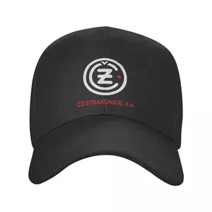 Ceska Zbrojovka Baseball Caps Adult Hip-Hop Trucker Worker Cap CZ Gun Pistol Hat Breathable Polyester Dad Hat Washable Caps