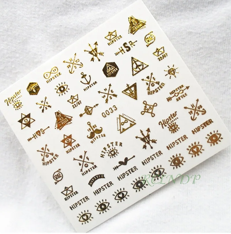 3D наклейки для ногтей все украшения треугольные квадратные круглые Звездные