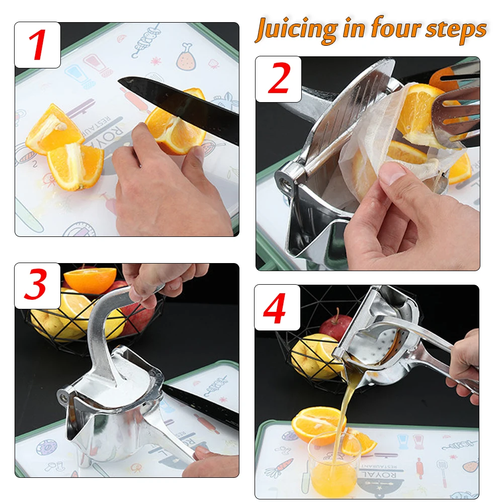 

Citrus Lemon Squeezer Friut Manual Juice Pressing Blender Aluminum Alloy Orange Lime Juicers Maker Kitchen Fruit Tool Machine