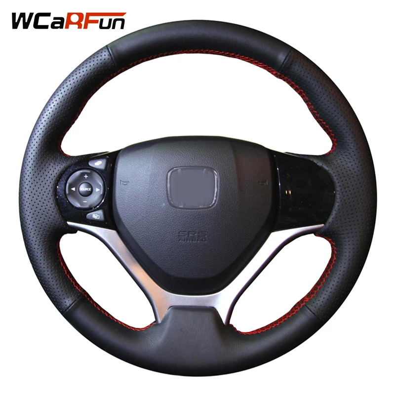 Искусственная кожа WCaRFun черный цвет для Honda Civic 9 2012 2013 2014 2015 | Автомобили и