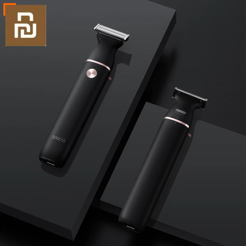 Оригинальная электробритва Xiaomi Small T-Blade Black трехстороннее лезвие для быстрого