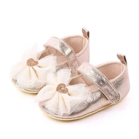 newborn baby girl shoes soft anti slip crib shoes lace bow princess shoes for 0 18 months 1211