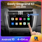 Автомагнитола AWESAFE PX9 для Geely Emgrand X7 1 GX7 EX7 2011-2019, мультимедийный видеоплеер с GPS, 2din, 2 din, Android 10,0, 2 ГБ + 32 ГБ
