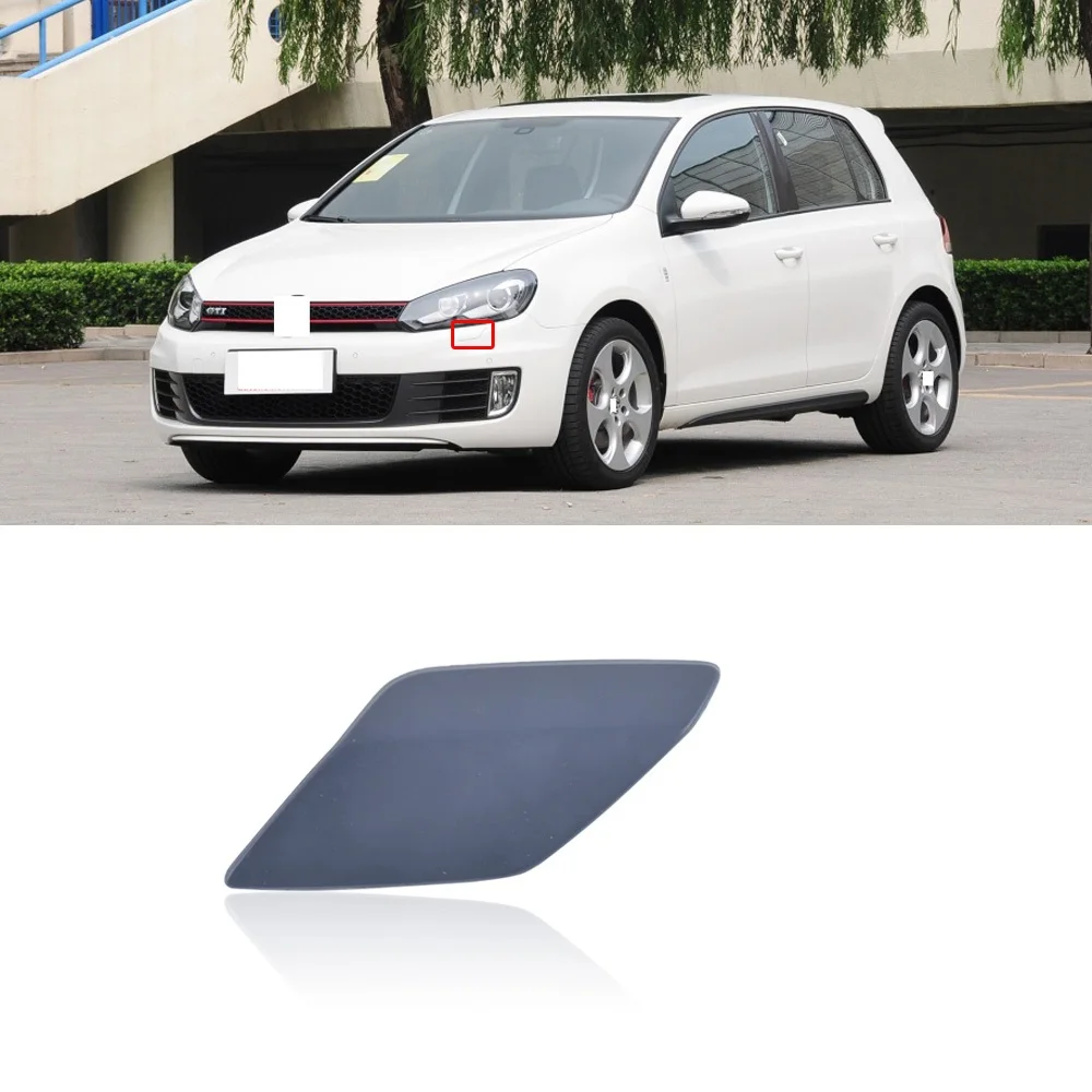 CAPQX для VW Golf 6 GTI 2009 2012 бампер передний головной светильник форсунки омывателя