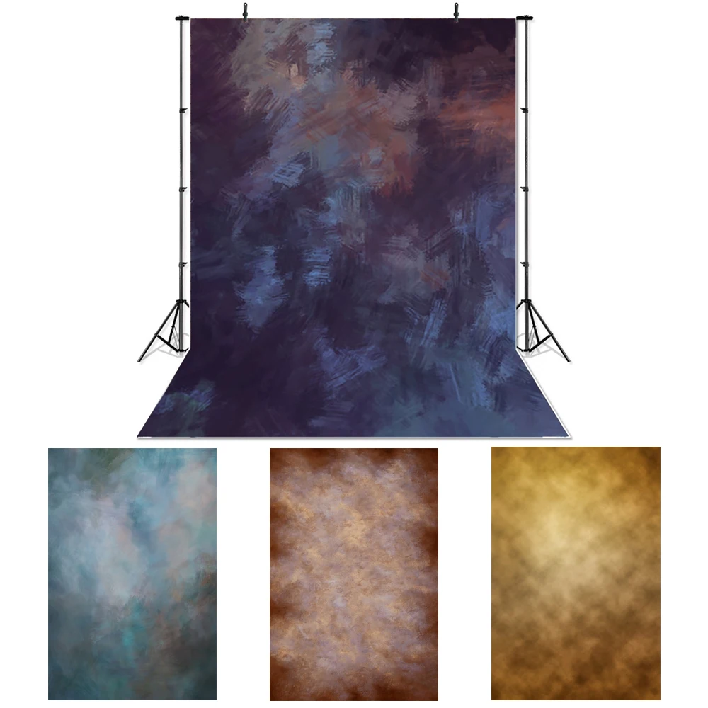 

Абстрактный градиентный винтажный однотонный Виниловый фон для детской портретной съемки фон для фотостудии Фотофон