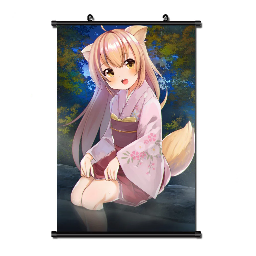 Японское аниме Konohana Kitan Yuzu Satsuki сексуальная девушка домашний декор Стена