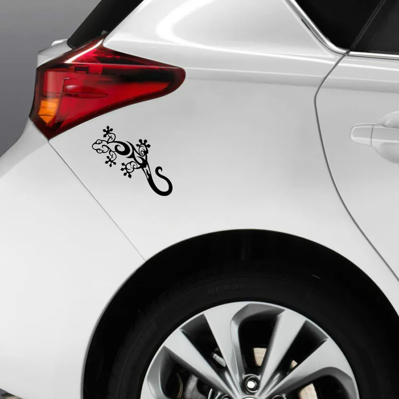 Крутая Милая ящерица Хамелеон декор для Авто/бампер/окно виниловая наклейка