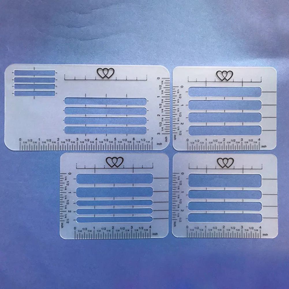 4 шт письмо поздравительные открытки шаблоны линейки блокнот прозрачный