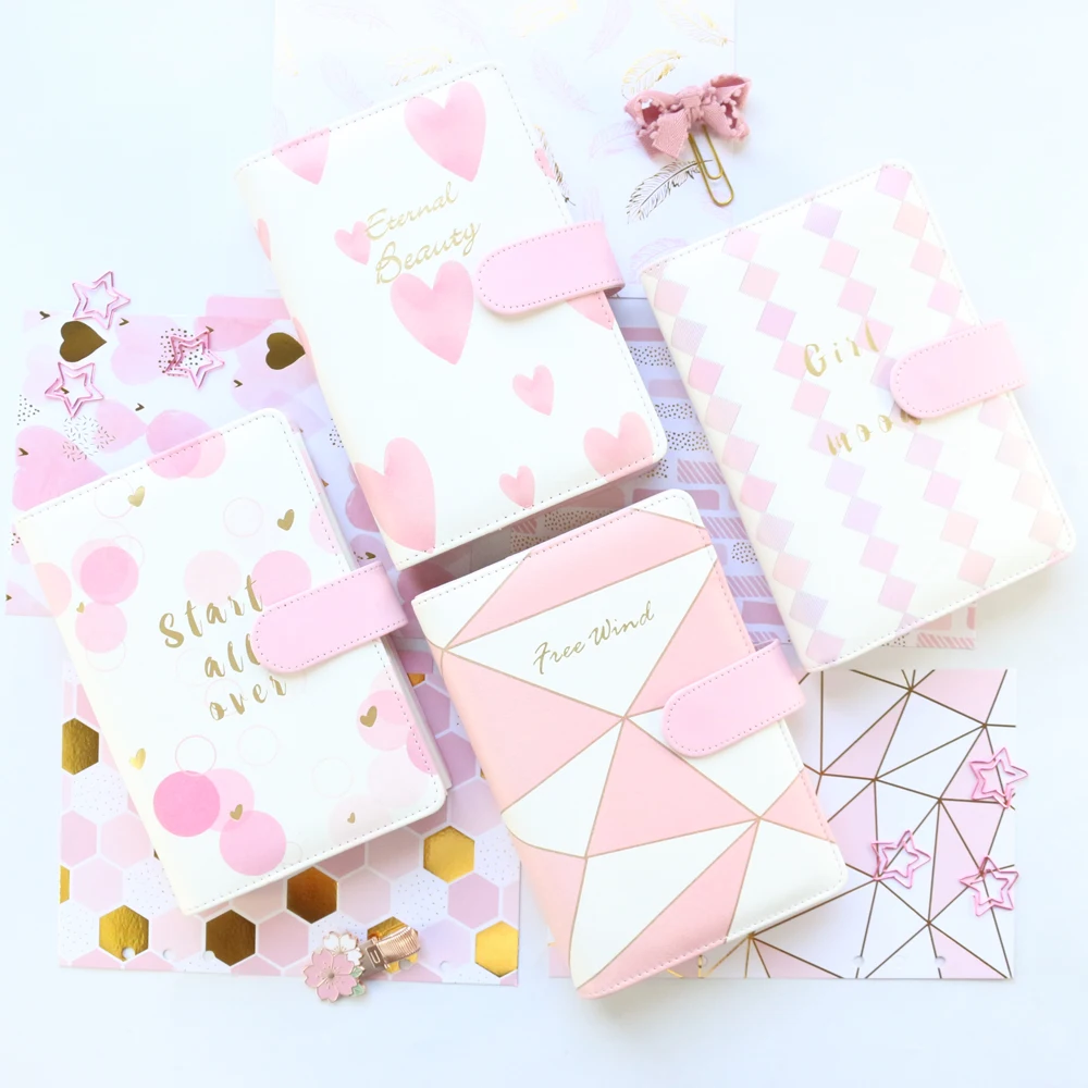 Новинка милый кожаный блокнот Domikee в твердой обложке спиральный офисный и