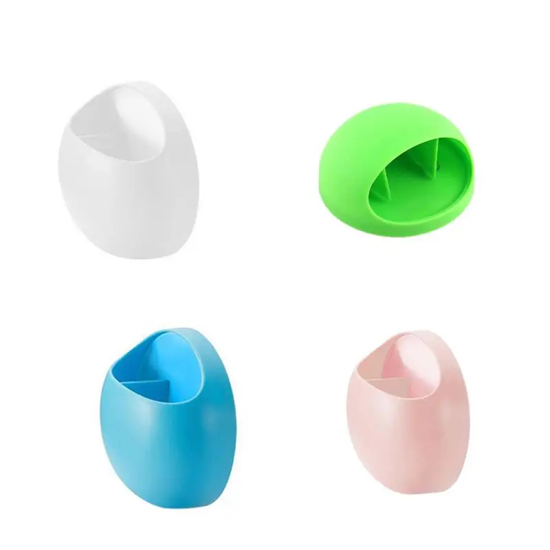 

Suction Cups Toothbrush Holder Wall Sundries Storage Box Tooth Brush Organizer Bathroom Accessories Hooks Shelf