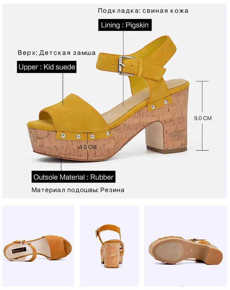 Donna-in/распродажа; сезон лето; Лидер продаж; женские босоножки на платформе и танкетке; босоножки на плоской подошве ручной работы из натуральной кожи на высоком каблуке; женская обувь; коллекция года