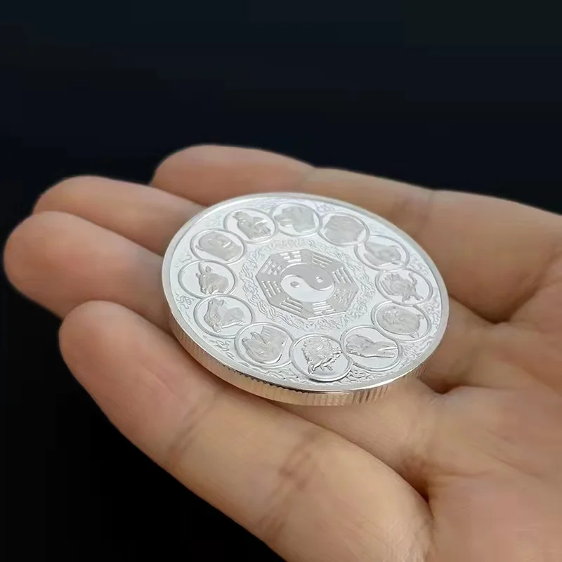 Таинственный китайский стиль Инь Янь Дракон и Феникс трехмерная рельефная