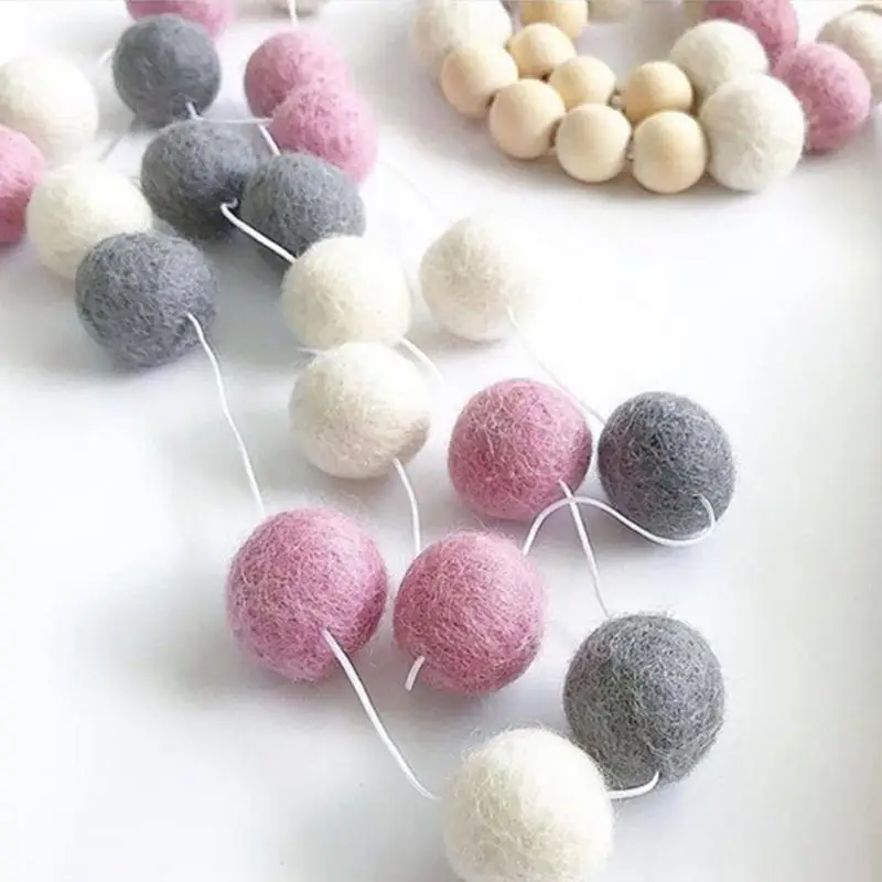 2 м Макаруны 30 волос шар Подвесная нить в скандинавском стиле украшение для дома