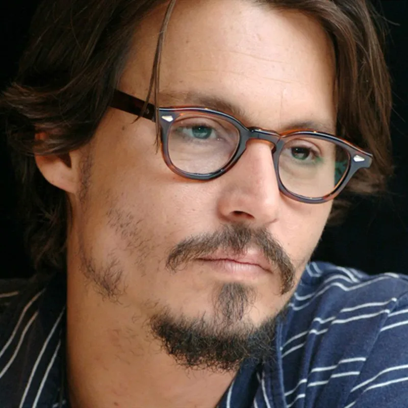 Профиль высшего качества ацетатная оправа Depp Lemtosh стильная оправа для очков винтажные круглые брендовые дизайнерские очки Oculos De Grau