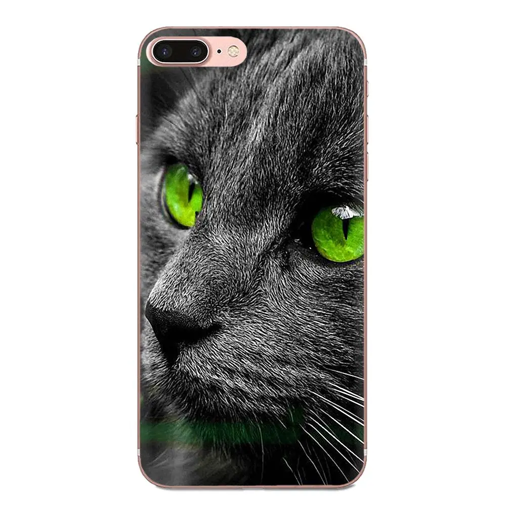For Huawei Honor 4C 5A 5C 5X 6 6A 6X 7 7A 7C 7X 8 8C 8S 9 10 10i 20 20i Lite Pro Unique Cat Black Cute | Мобильные телефоны и