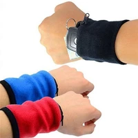 sport armband running bag gym cycling wristband badminton tennis sweatband wrist support pocket wrist wallet pouch arm bag
