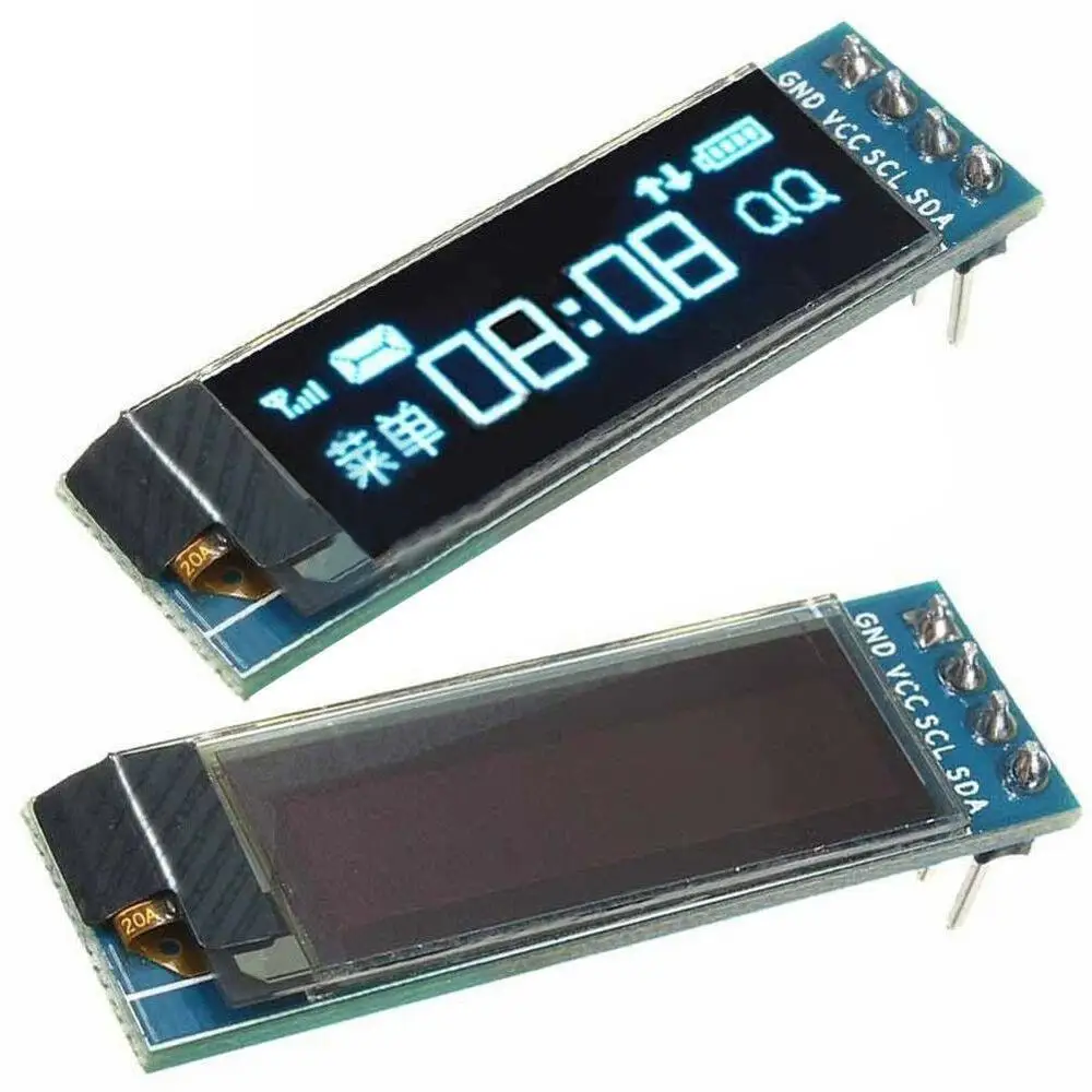 Светодиодный модуль O 0 91 дюйма белый/синий 128x32 светодиодный ЖК дисплей IIC Communicate