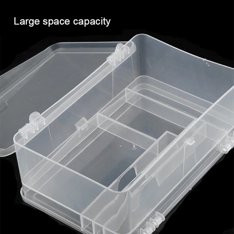 Двухсторонний хранение для принадлежностей дизайна ногтей чехол контейнер