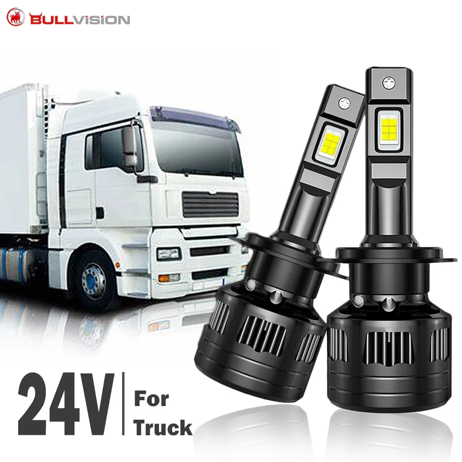 

24V светодиодные лампы для передних фонарей грузовиков HB3 H4 H8 H9 H11 Led H7 HB4 Светодиодные лампы для грузовиков 30000 / LM 6500K 120W Super Bright