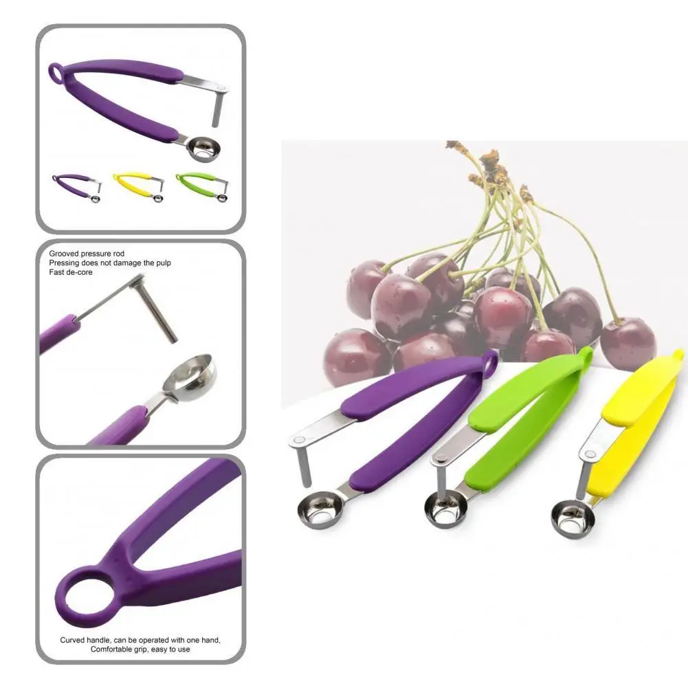 

Долговечный Легкий коррозионно-стойкий нескользящий инструмент для удаления оливковых косточек удалитель косточек вишни для общежития