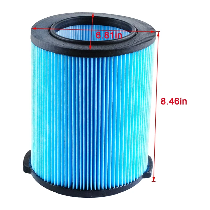 

3-Layer High-Efficiency Fine Dust Replacement Filter for Ridgid VF5000 Wet Dry Vac Replace WD1450 WD0970 WD1270 WD09700