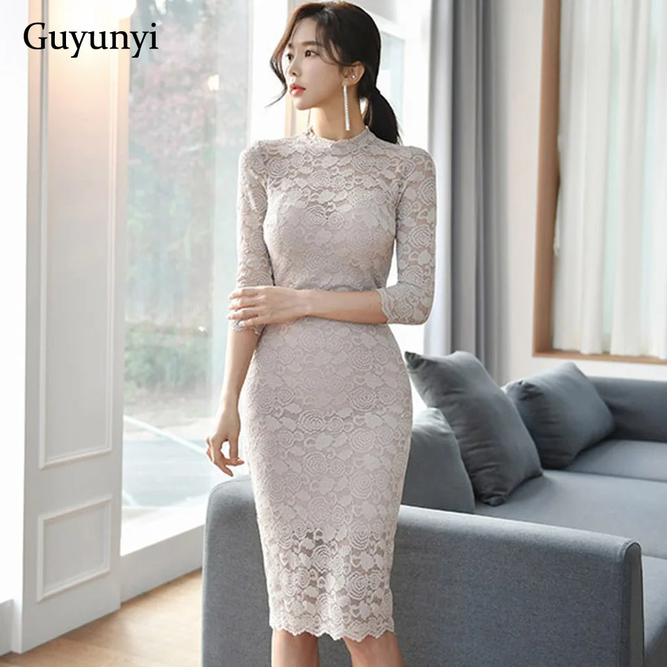 Соблазнительное Клубное элегантное вечернее платье 2021 весеннее Кружевное